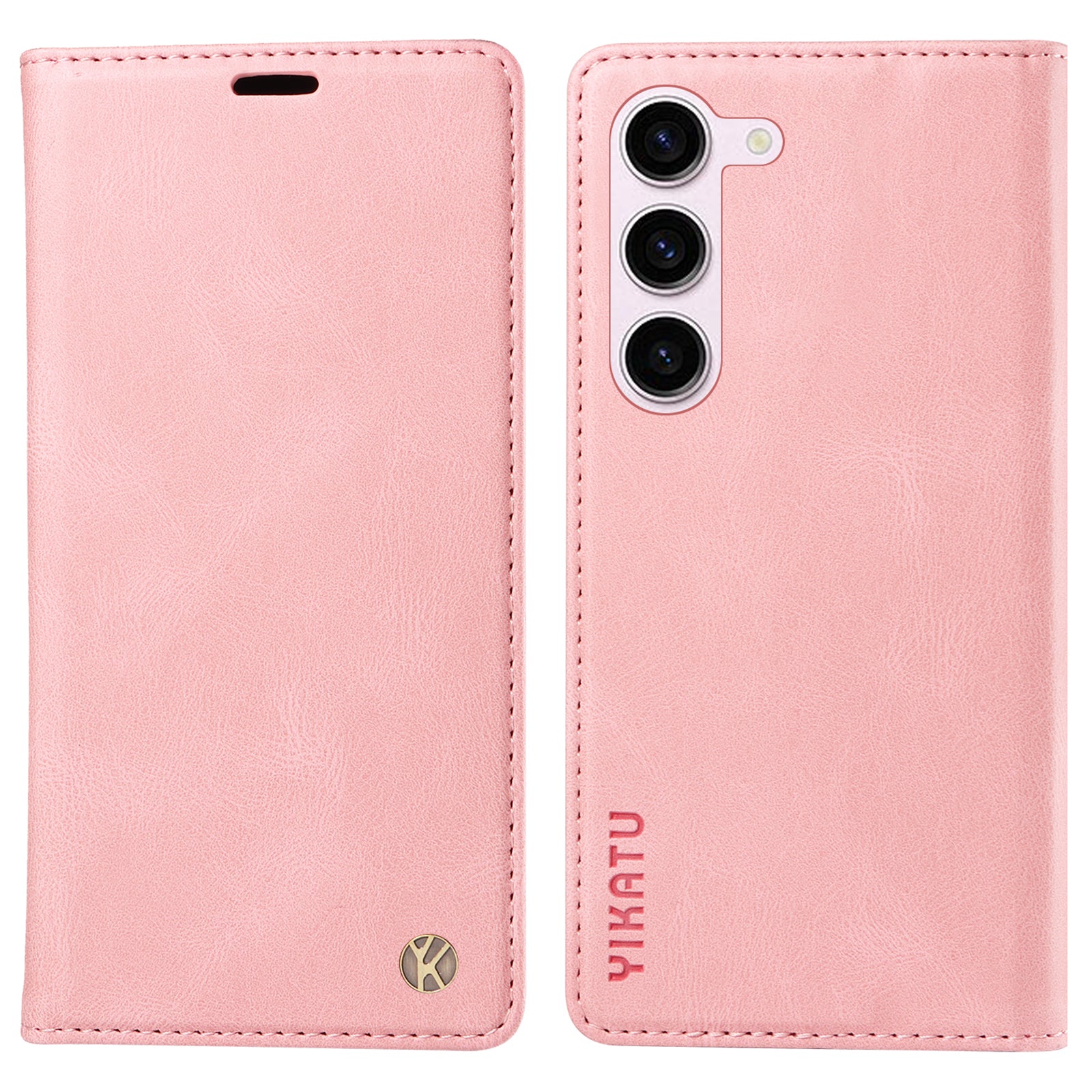 YIKATU YK-004 til Samsung Galaxy S23 Anti-ridse lædercover Stand Wallet Skin-touch telefoncover YIKATU YK-004 til Samsung Galaxy S23 Anti-ridse lædercover Stand Wallet Skin-touch telefoncover